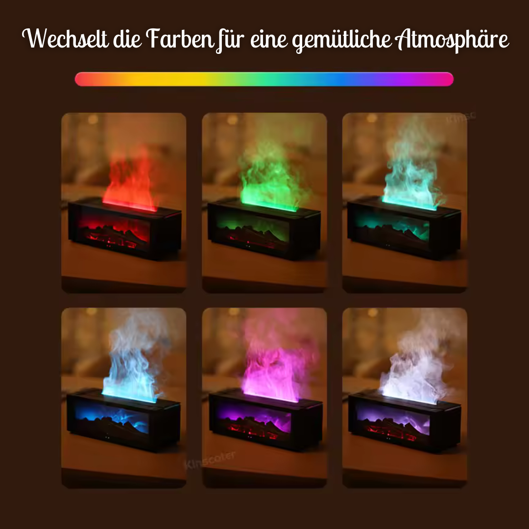 Flame Diffusor – 7-Farben LED & Luftbefeuchtung